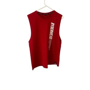 Ryderwear Men's Red Sleeveless Athletic Tank Top - XL